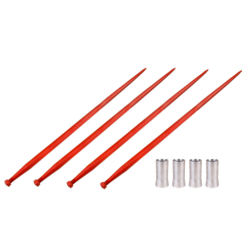 Frontlader Zinken 800 4 x + Konushülse 100 mm 4 x im...