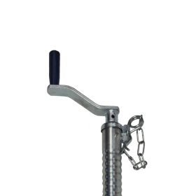 Stützrad Rohr Ø 48 mm 500 kg mit Durchrutschsicherung