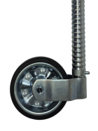 Stützrad Rohr Ø 48 mm 500 kg mit Durchrutschsicherung