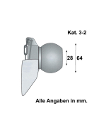 Unterlenker Fangprofil Kat. 3-2