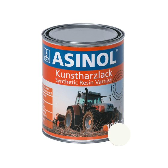 Dose mit reinweisser Farbe RAL 9010