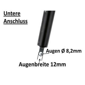 2 x  Gasdruckfeder - Gasdruckdämpfer 750N
