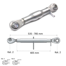 Standard Gewindeoberlenker M30 x 3,5 mm mit einer...