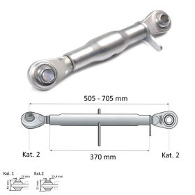 Standard Gewindeoberlenker M30 x 3,5 mm mit einer...