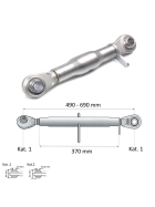 Standard Gewindeoberlenker M30 x 3,5 mm mit einer Hülsenlänge von 180 bis 510 mm.