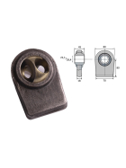 Kugelgelenk zum Anschweißen für Unterlenker 22,1 mm und 28,4 mm Kategorie 1-2