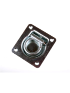 Zurrmulde/Zurröse mit ausklappbaren Ring, 105x105x23mm (L/B/H)