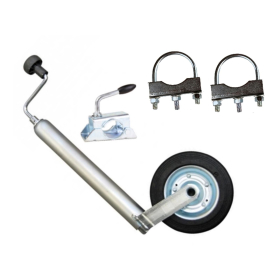 150 kg support wheel incl. clamp bracket and 2x round...