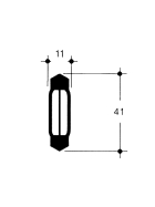 Soffittenlampe 12 Volt 5 Watt - 41 mm - S 8,5