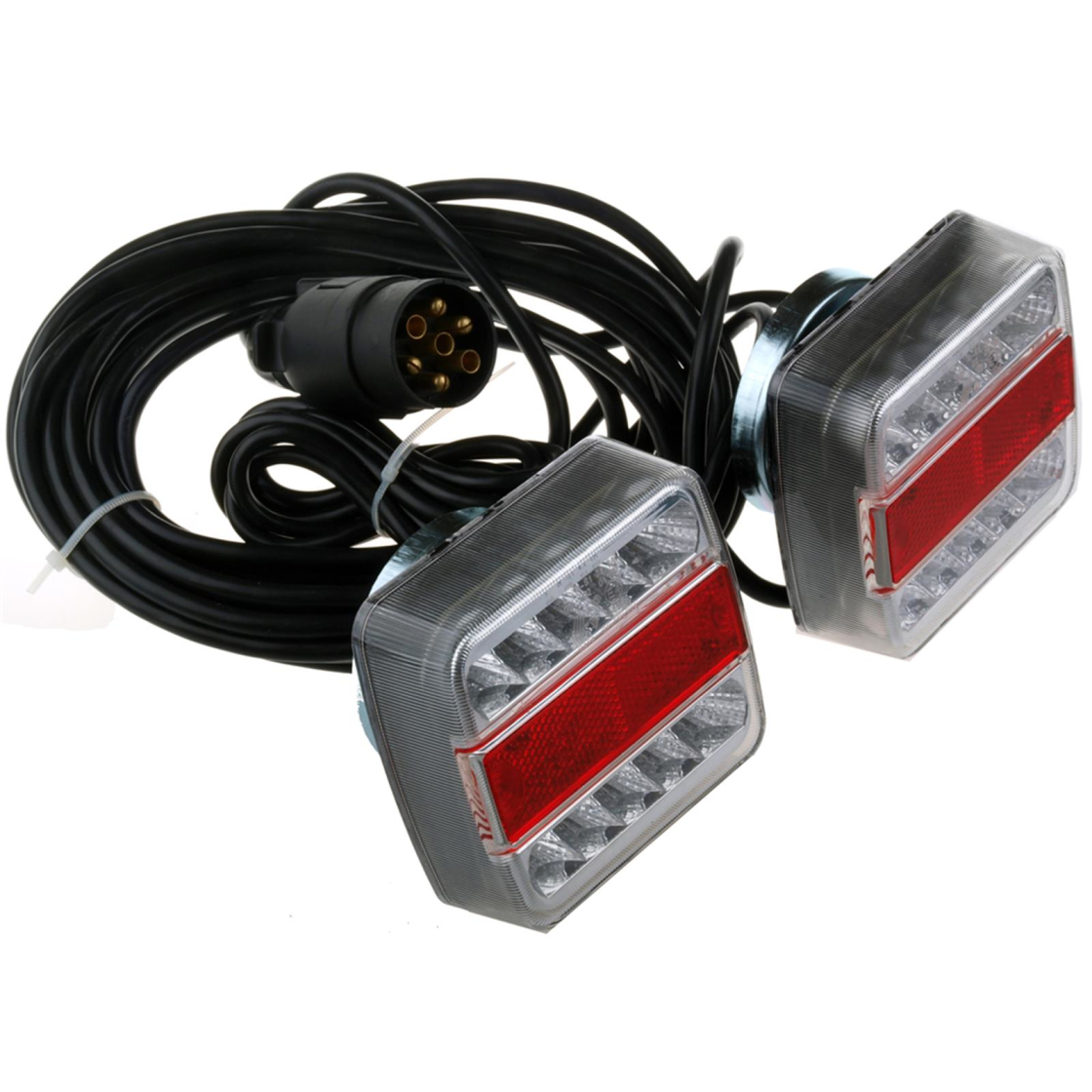 LED Anhänger Rückleuchten komplett verkabelt - inkl. Magnethalterung ,  33,95 €