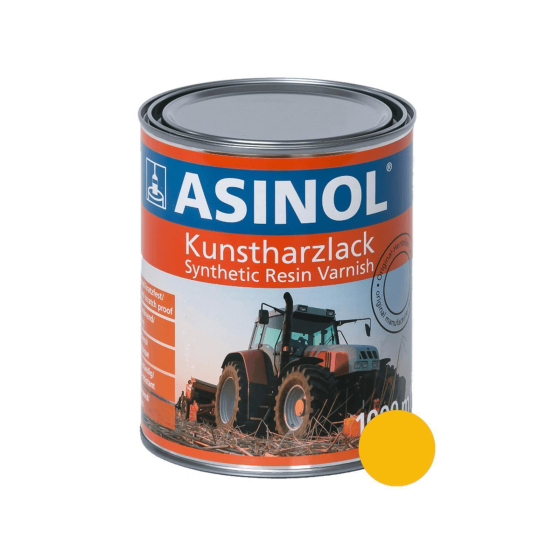 Dose mit signalgelber Farbe RAL 1003