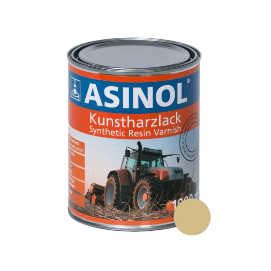 Dose mit beigen Lack RAL 1001 Beige