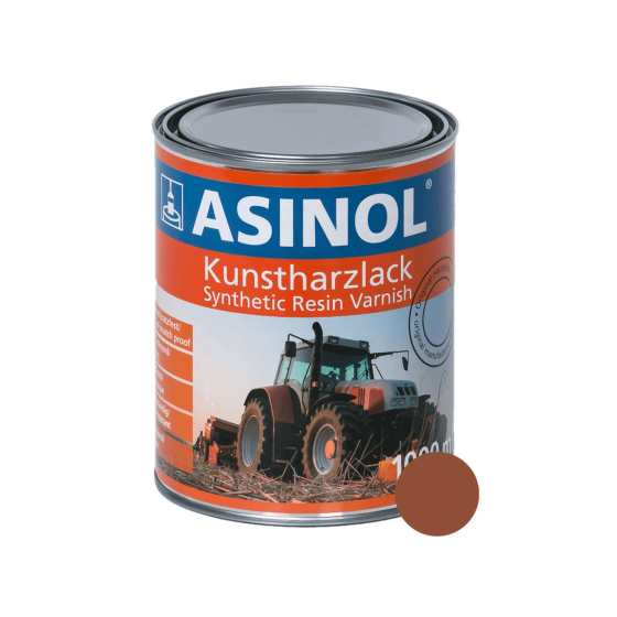 Dose mit kupferbrauner Farbe RAL 8004