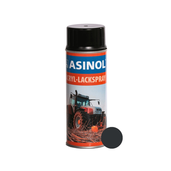 Dose mit schwarzgrauer Farbe RAL 7021